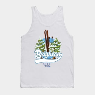 Brighton Utah to ski logo Tank Top